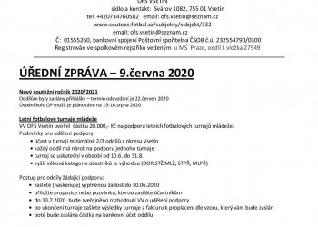Foto č. 1 - ÚZ OFS Vsetín - 9. června