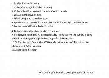 Foto č. 2 - OFS Vsetín - Opětovné odložení termínu konání valné hromady a ÚZ 2. února 2021