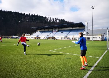 Foto č. 2 - Pavel Hajný hodnotí zimní přípravu divizního Valmezu