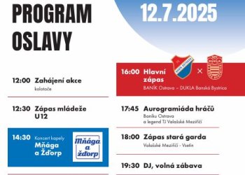 Foto č. 1 - Valašské Meziříčí oslaví 12. července 2025 100 let výročí klubu!