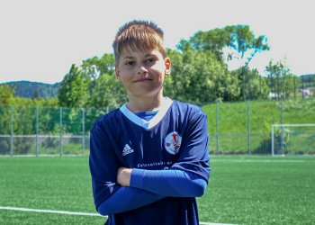 Foto č. 4 - Válec meziříčské U12 ve druhém poločase proti HFK Olomouc