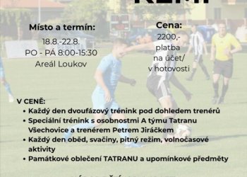 Foto č. 1 - Tatran Všechovice pořádá kempy pro mládež s náborem dětí od 4 do 12 let