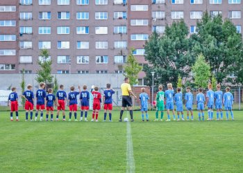 Foto č. 1 - První výhra meziříčské U13 ve Vítkovicích. Zářil hattrickem Topič