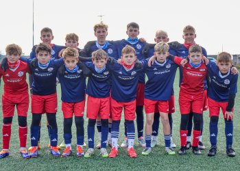 Foto č. 1 - Vydařené olomoucké stopy meziříčské U13 - pokoření HFK Olomouc a návštěva Konferenční ligy