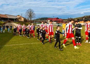Foto č. 1 - Lidečku přinesli štěstí osvědčení střelci a také společný nástup s přípravkou