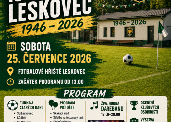 Foto č. 1 - Pozvánka: 80 let TJ Sokol Leskovec (1946–2026)