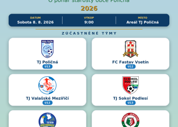 Foto č. 2 - Fotbalový turnaj U13, kapela a drony. Sobota v Poličné