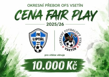 Foto č. 3 - FAIR PLAY POKRAČUJE. NEJSLUŠNĚJŠÍ TÝM ZNOVU ZÍSKÁ 10 TISÍC. První je SD Bečev