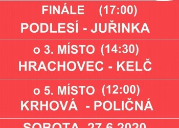 Program oslav 80 let fotbalu v Krhové a vyvrcholení Valašskomeziříčské ligy