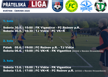 Foto č. 1 - Je znám los Přátelské ligy Rožnov, Vigantice, VKK, Vidče